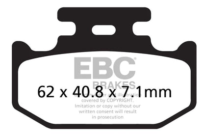 EBC BRAKES - FA497TT CARBON (FRONT)