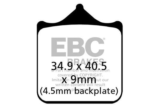 EBC BRAKES - GPFA604/4HH GRAND PRIX (1 SET)