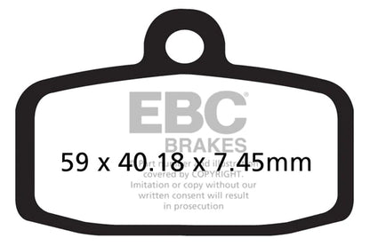 EBC BRAKES - SINTERED FA612R