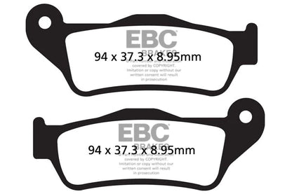 EBC BRAKES - FA643V SEMI SINTERED (FRONT)