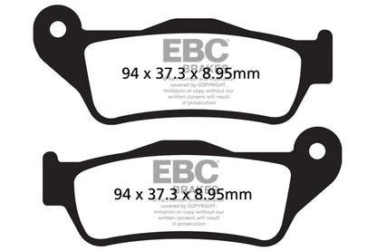 EBC BRAKES - FA643HH FULLY SINTERED (FRONT)