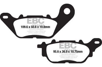 EBC BRAKES - FA662HH FULLY SINTERED (REAR)