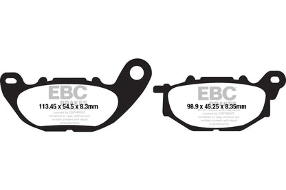 EBC BRAKES - FA663HH FULLY SINTERED (FRONT)