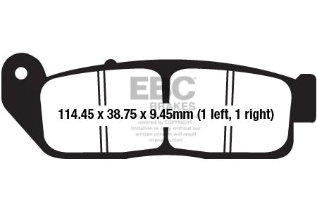 EBC BRAKES - FA672HH FULLY SINTERED