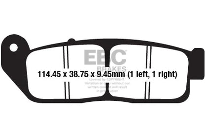 EBC BRAKES - FA672HH FULLY SINTERED
