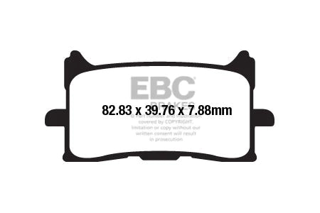 EBC BRAKES - FA679HH FULLY SINTERED (FRONT)