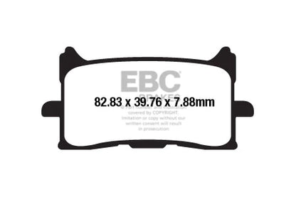 EBC BRAKES - FA679HH FULLY SINTERED (FRONT)