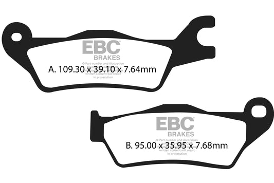 EBC BRAKES - FA715HH FULLY SINTERED (FRONT)