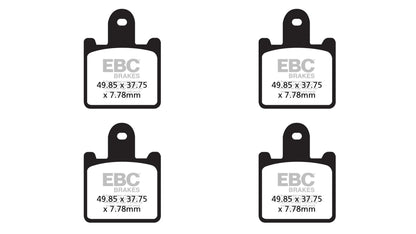 EBC BRAKES - FA417/4HH FULLY SINTERED (FRONT)