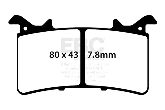 EBC BRAKES - GPFAX757HH GRAND PRIX (FRONT)