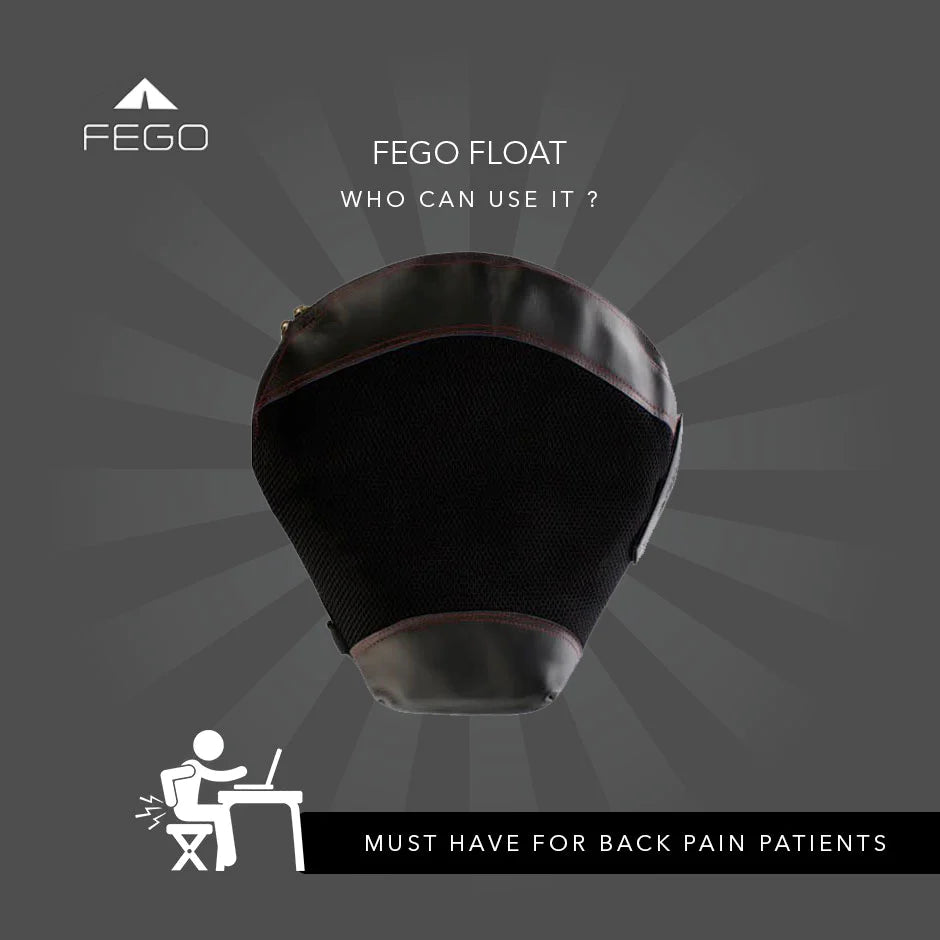 FEGO Float Black – Air Seat Cushion for Bikes