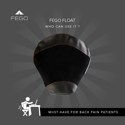 FEGO Float Black – Air Seat Cushion for Bikes
