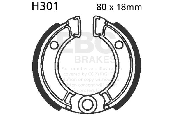 EBC BRAKES - FAH301 ORGANIC