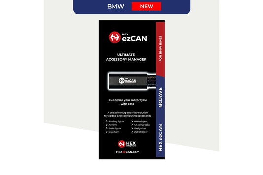 HEX ezCAN → BMW R1300 Accessory Manager (Gen 2)