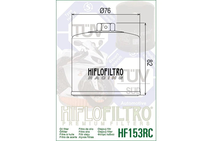 OIL FILTER 153 - HIFLO (RACE)