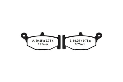 EBC BRAKES - FA419HH FULLY SINTERED (REAR)