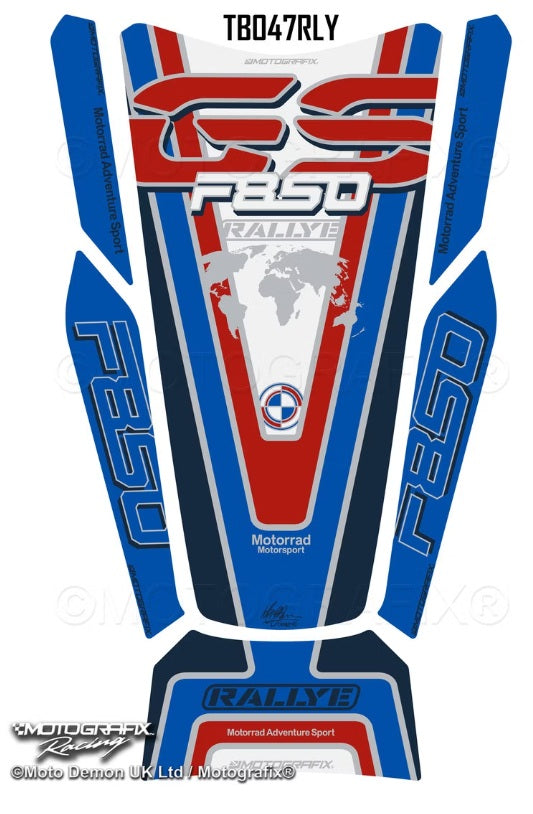 Motografix Motorcycle Tank Pad Protector For BMW F850GS Adventure (2019 – 2022)