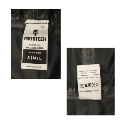 MOTOTECH Hurricane Rain Overjacket 2.0 - Dark Grey