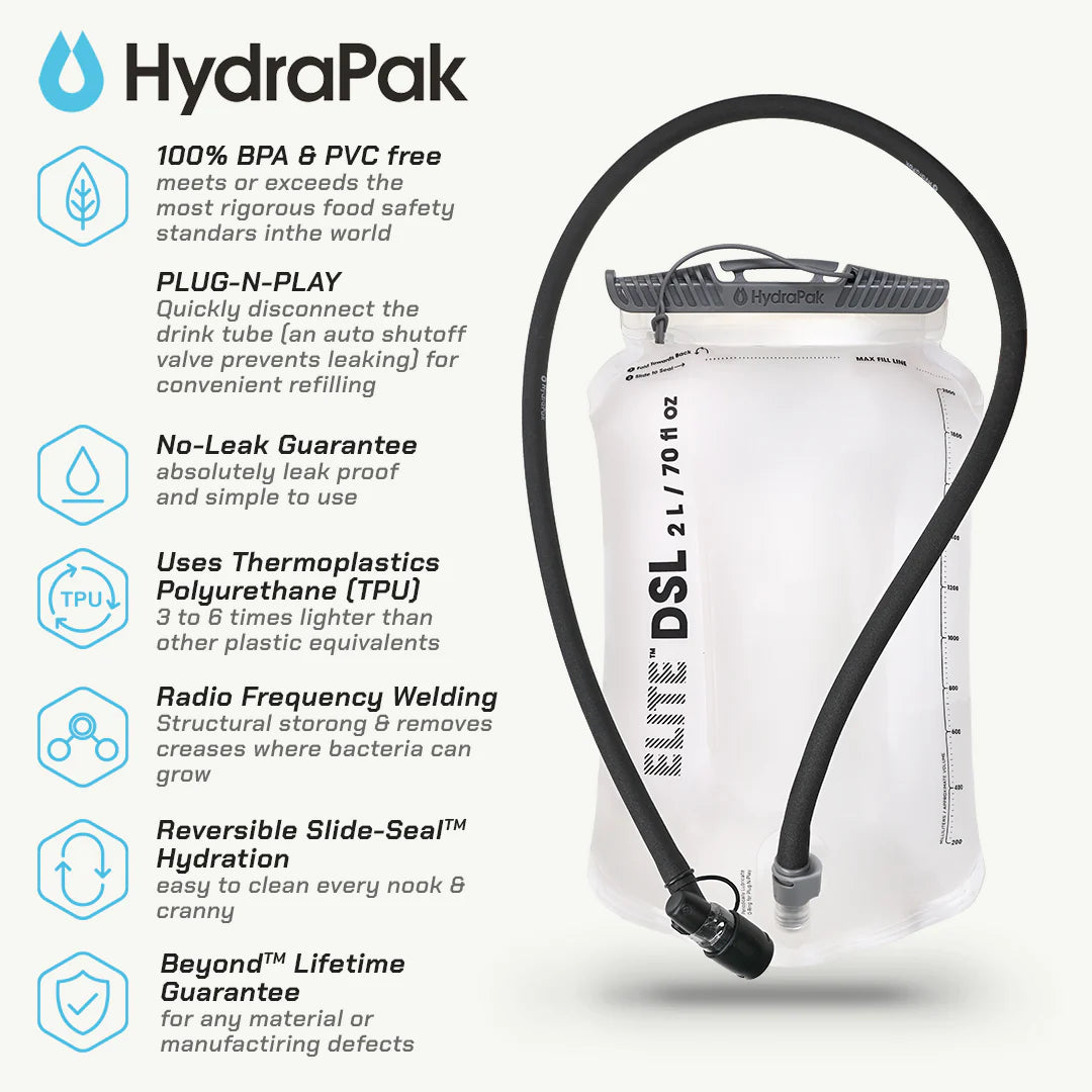 MARINE NEO V4 HYDRATION PACK WITH INCL. HYDRAPAK 2L BLADDER (BLACK)