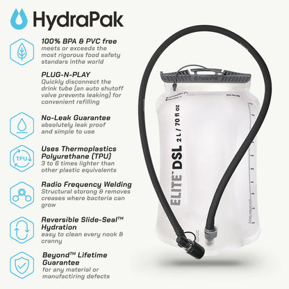 MARINE NEO V4 HYDRATION PACK WITH INCL. HYDRAPAK 2L BLADDER (BLACK)