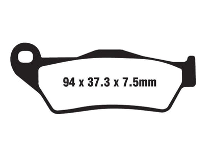 EBC BRAKES - FULLY SINTERED - MULTISTRADA 1260 (2 SET FRONT)