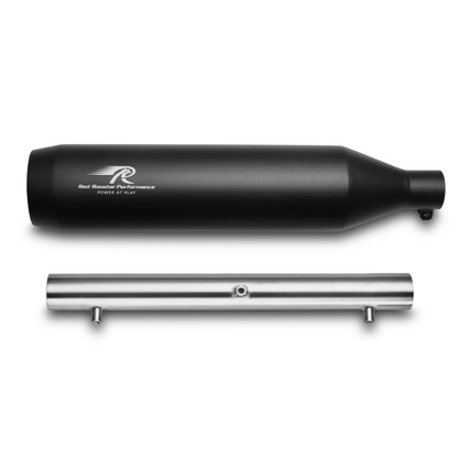 Red Rooster Performance Polestar Pro Black Exhaust for Royal Enfield Meteor 350
