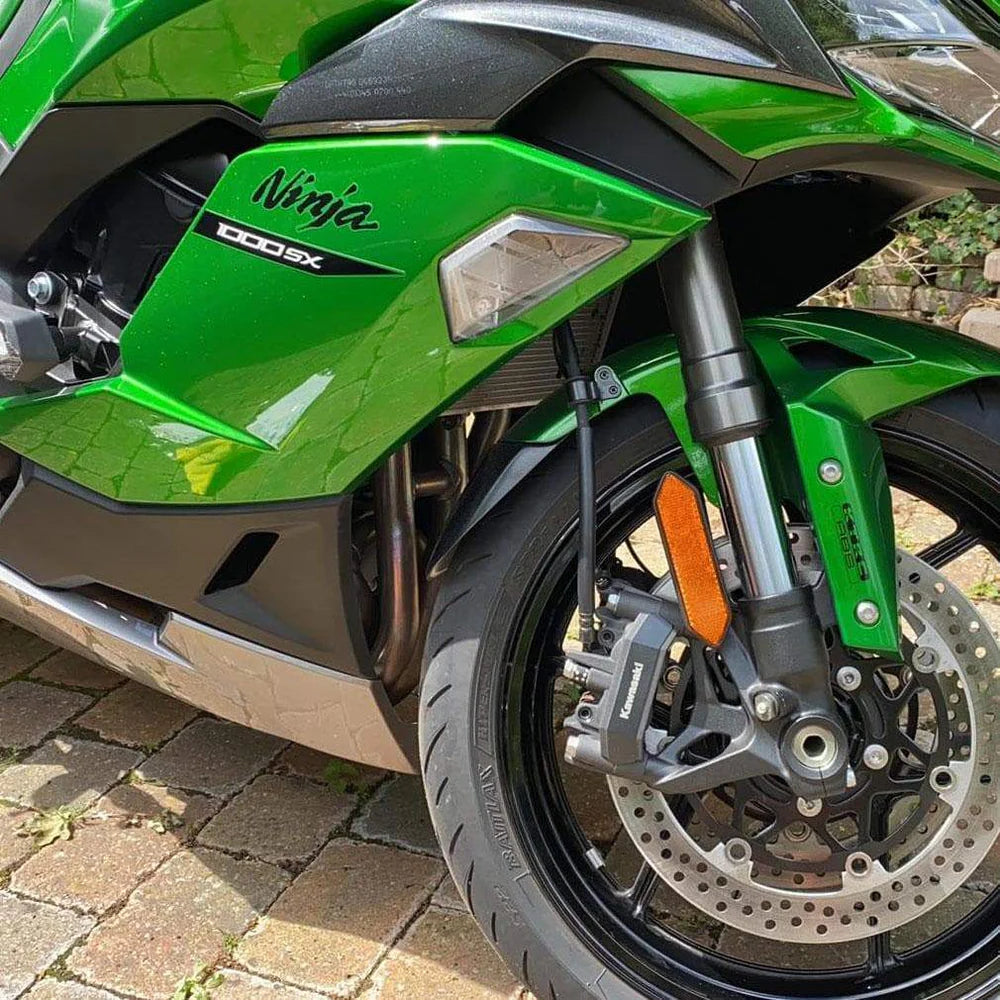 Pyramid Fender Extender for Kawasaki Ninja 1000SX Matte Black (2020-24) - 053455