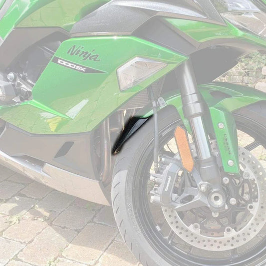 Pyramid Fender Extender for Kawasaki Ninja 1000SX Matte Black (2020-24) - 053455