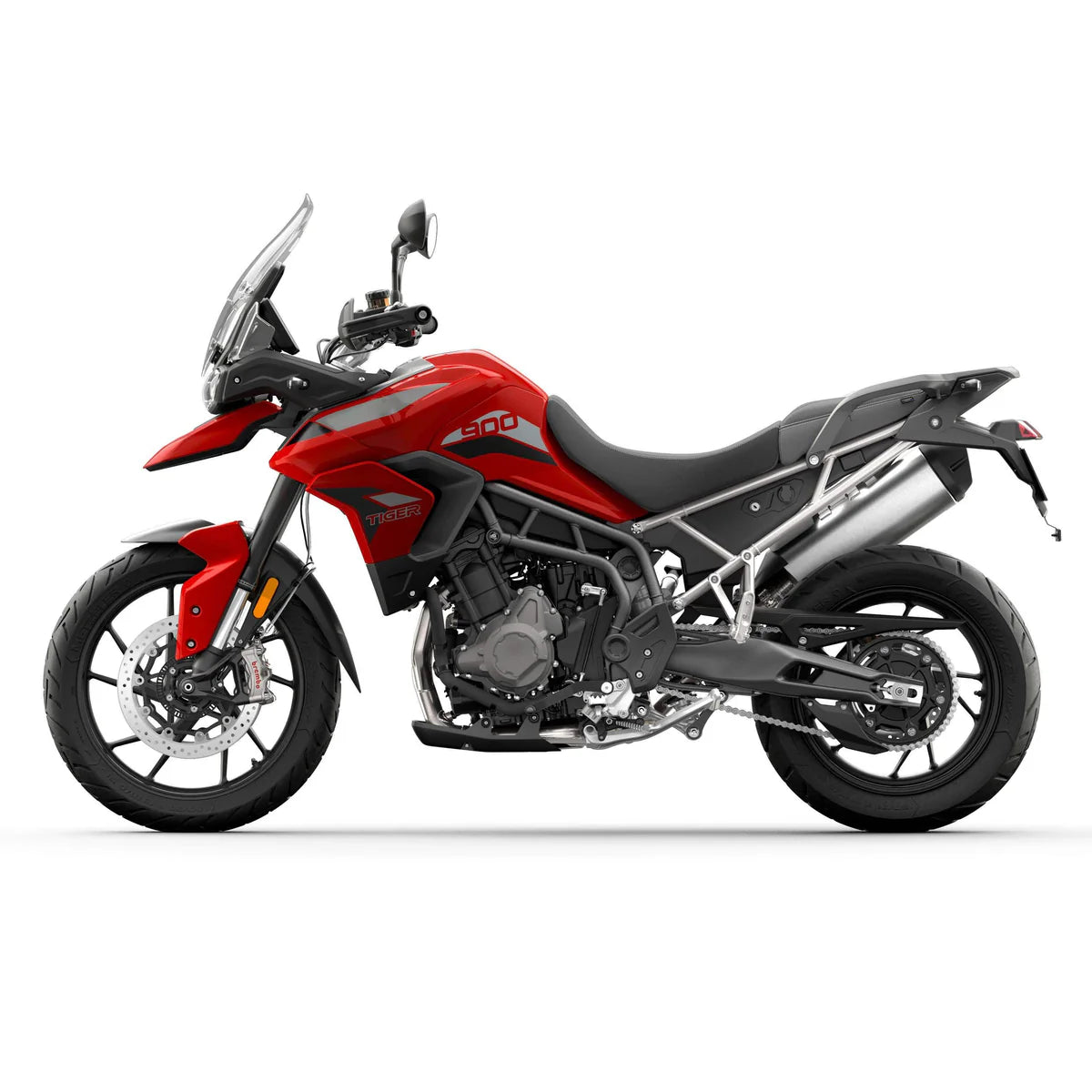 Pyramid Fender Extender for Triumph Tiger 900 GT (2020+) Matte Black - 056900
