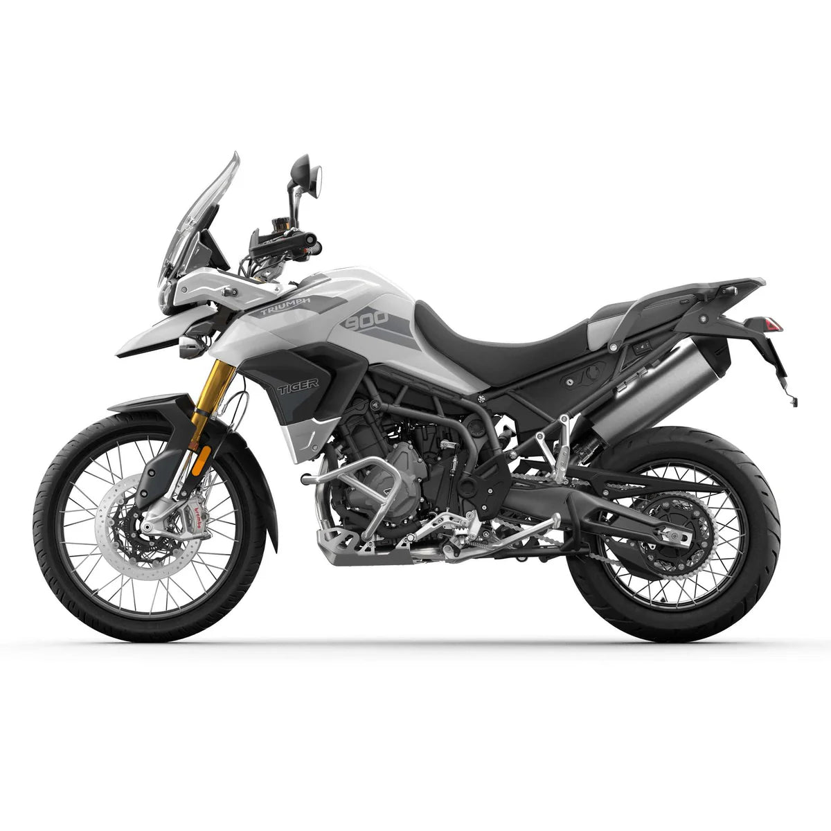 Pyramid Fender Extender for Triumph Tiger 900 Rally (2020+) Matte Black - 056950
