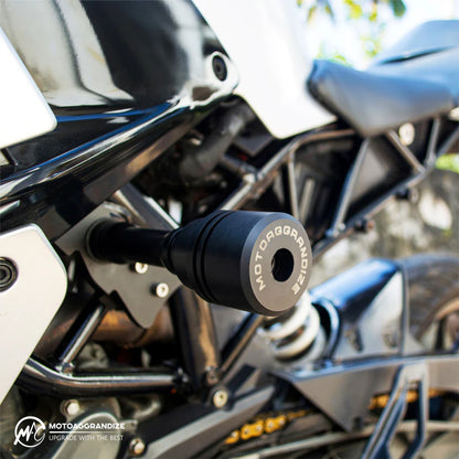 Motoaggrandize Frame sliders/ Crash Protectors for KTM RC 125 | 200 | 250 | 390
