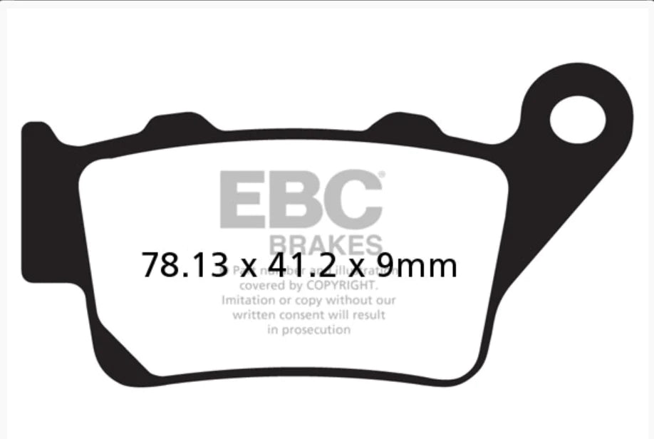 EBC BRAKES - MXS208 MOTOCROSS RACE (REAR)