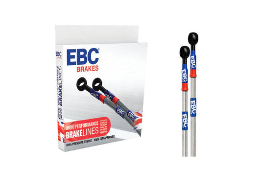EBC BRAKE LINES - STEEL BRAIDED (1002-2F)