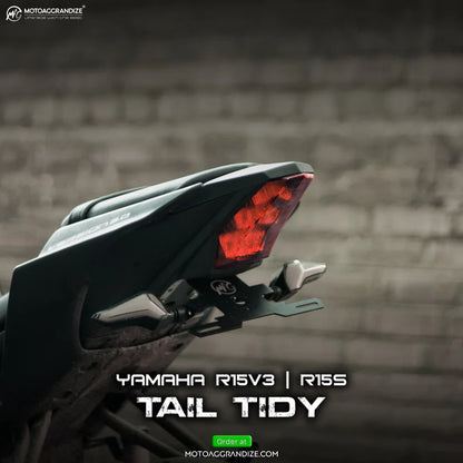Motoaggrandize Tail tidy/ Fender Eliminator for Yamaha YZF R15 V3
