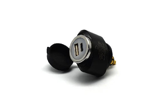Cliff Top DIN (Hella) to 36W PD USB-C + QC 3.0 (MINI)