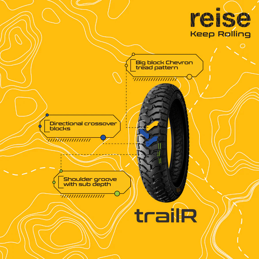 Reise Moto trailR 110/70-17 54P Front Tubeless Tyre