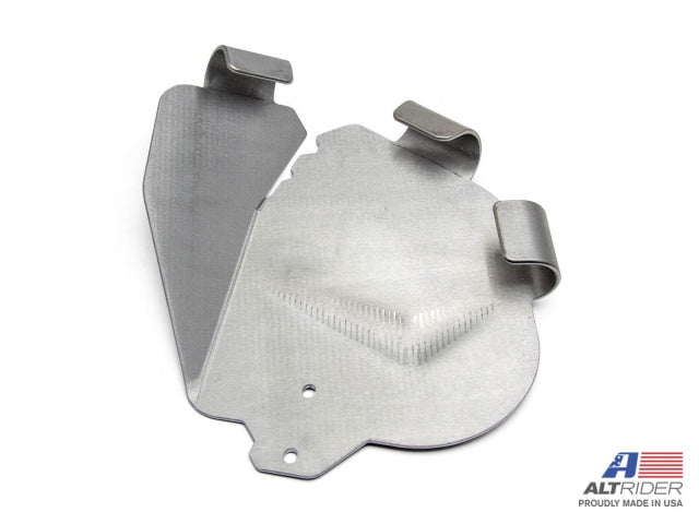 AltRider Cylinder Head Guards for the AltRider BMW R 1250 GS Crash Bars - Silver