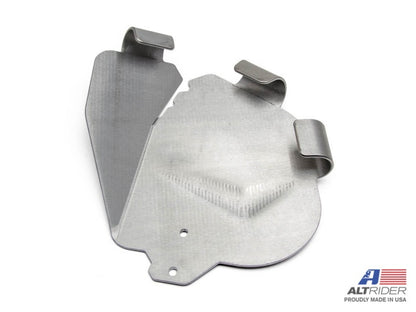AltRider Cylinder Head Guards for the AltRider BMW R 1250 GS Crash Bars - Silver