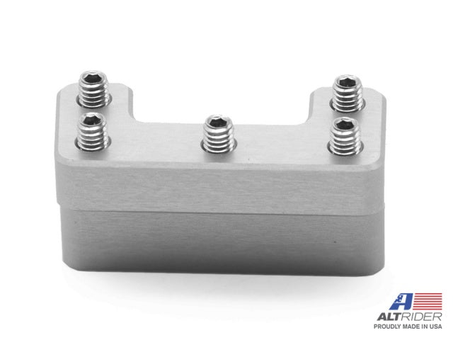 AltRider DualControl 25.4mm Riser the Yamaha Super Tenere XT1200Z & Tenere 700 - Silver