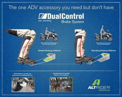 AltRider DualControl Brake Enlarger for KTM / Husqvarna MX Models - Black
