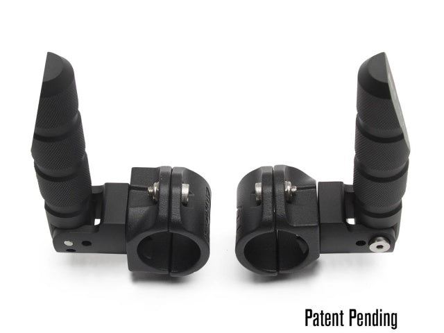 AltRider Universal Highway Foot Pegs for 1.25 inch (31.75 mm) Diameter Bar - Black