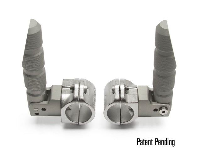 AltRider Universal Highway Foot Pegs for 1.25 inch (31.75 mm) Diameter Bar - Silver