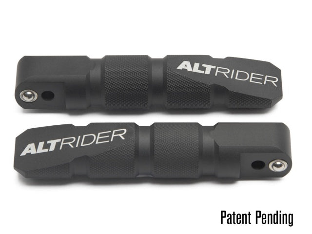 AltRider Universal Highway Foot Pegs for 1 Inch (25 mm) Diameter Bar - Black