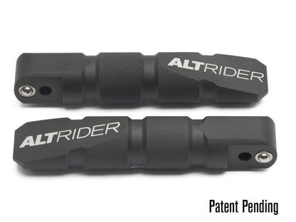 AltRider Universal Highway Foot Pegs for 1 Inch (25 mm) Diameter Bar - Black