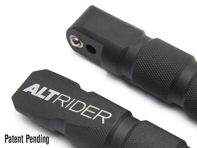 AltRider Universal Highway Foot Pegs for 1 Inch (25 mm) Diameter Bar - Black