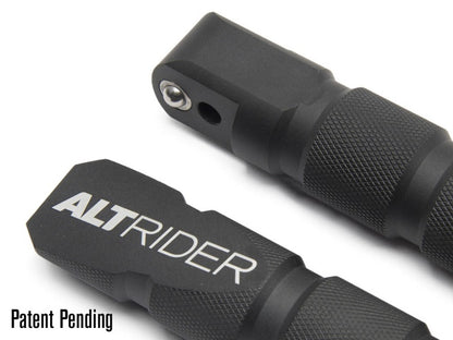 AltRider Universal Highway Foot Pegs for 1 Inch (25 mm) Diameter Bar - Black