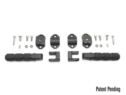 AltRider Universal Highway Foot Pegs for 1 Inch (25 mm) Diameter Bar - Black