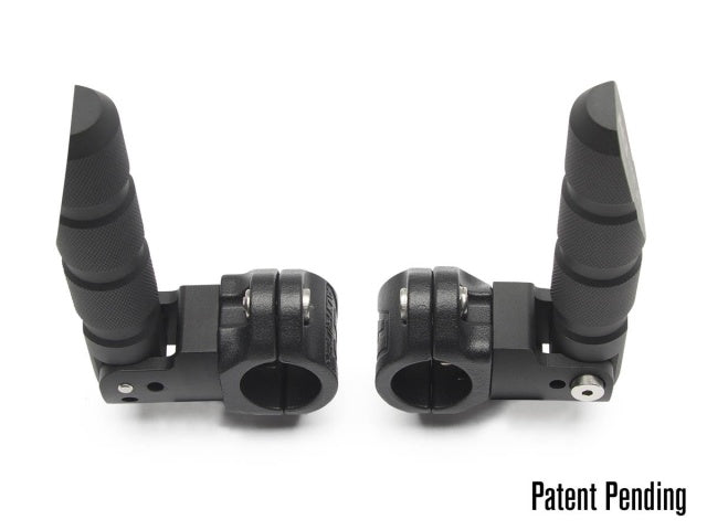 AltRider Universal Highway Foot Pegs for 1 Inch (25 mm) Diameter Bar - Black