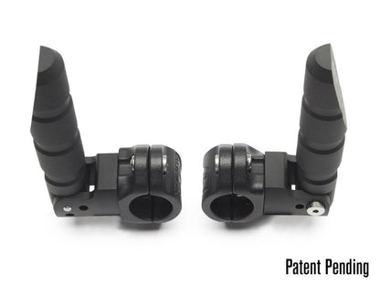 AltRider Universal Highway Foot Pegs for 1 Inch (25 mm) Diameter Bar - Black