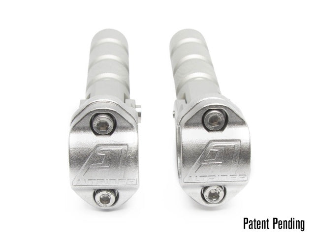 AltRider Universal Highway Foot Pegs for 1 Inch (25 mm) Diameter Bar - Silver